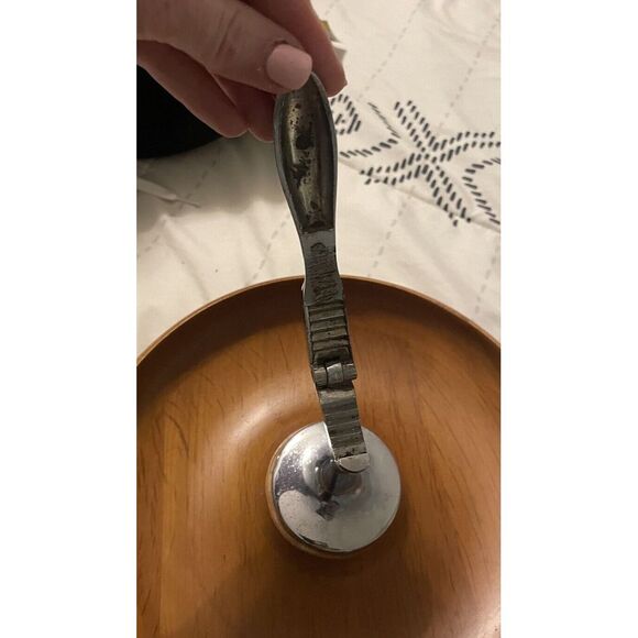 Vtg Nutcracker Melbern Masterpieces‎ Solid Wood Chromium - Picture 4 of 5